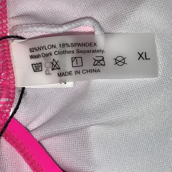 NWT Tempt Me Removable Adjustable Halter Retro High Waist One Piece Swimsuit XL - Picture 10 of 10